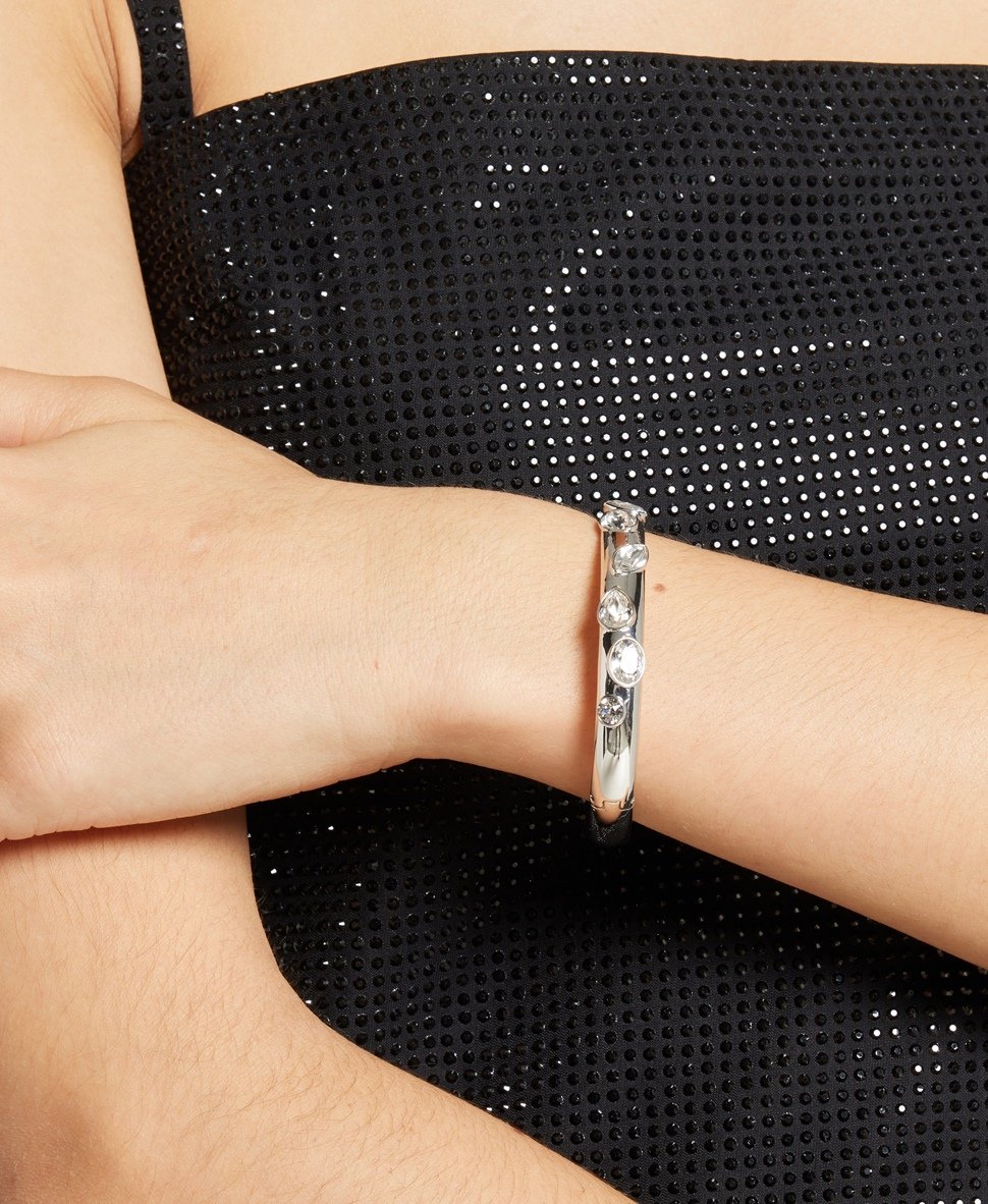 Swarovski náramek Stříbrná 3