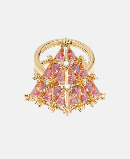 Swarovski prsten Zlatá 1