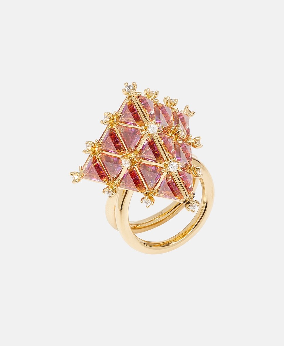 Swarovski prsten Zlatá 2