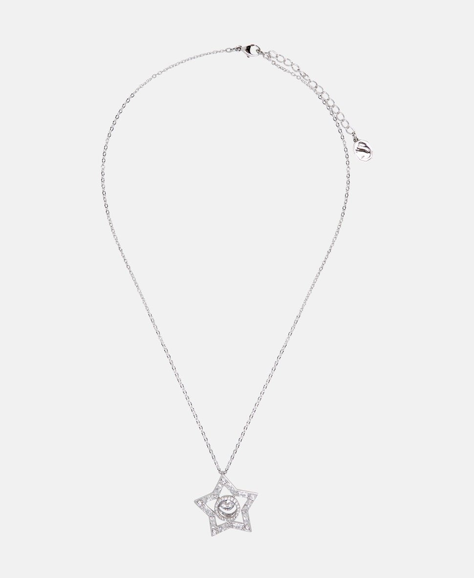 Swarovski řetízek s přívěskem Stříbrná 1