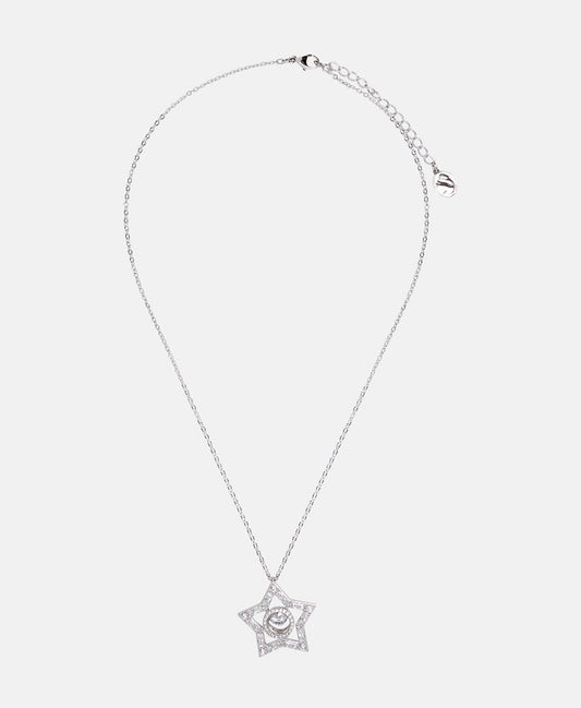Swarovski řetízek s přívěskem Stříbrná 1