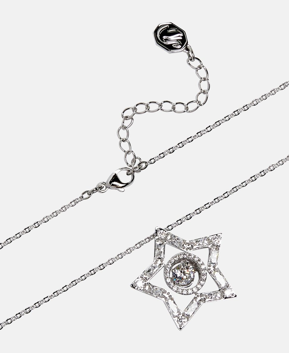 Swarovski řetízek s přívěskem Stříbrná 2