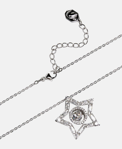 Swarovski řetízek s přívěskem Stříbrná 2