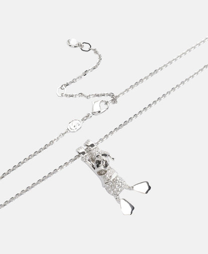 Swarovski náhrdelník Stříbrná 2