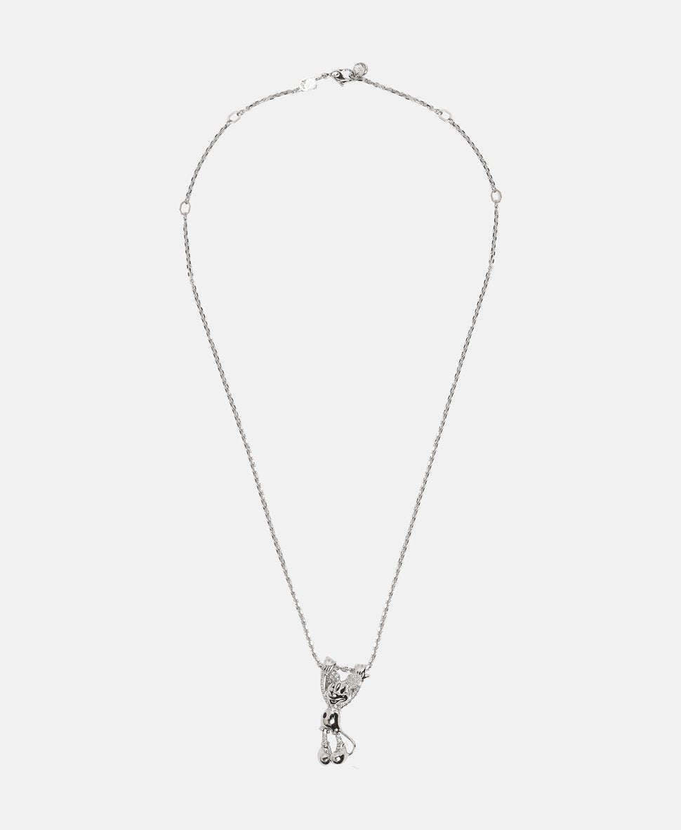 Swarovski řetízek s přívěskem Stříbrná 1