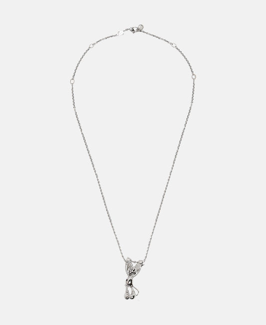 Swarovski řetízek s přívěskem Stříbrná 1