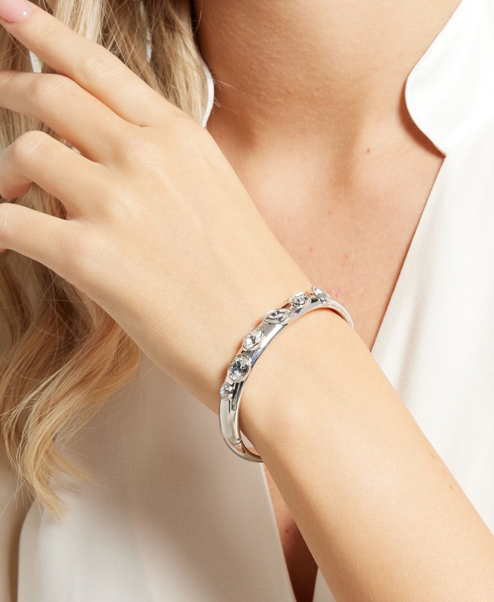 Swarovski náramek Stříbrná 3