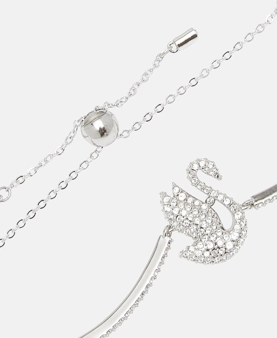 Swarovski náramek Stříbrná 2