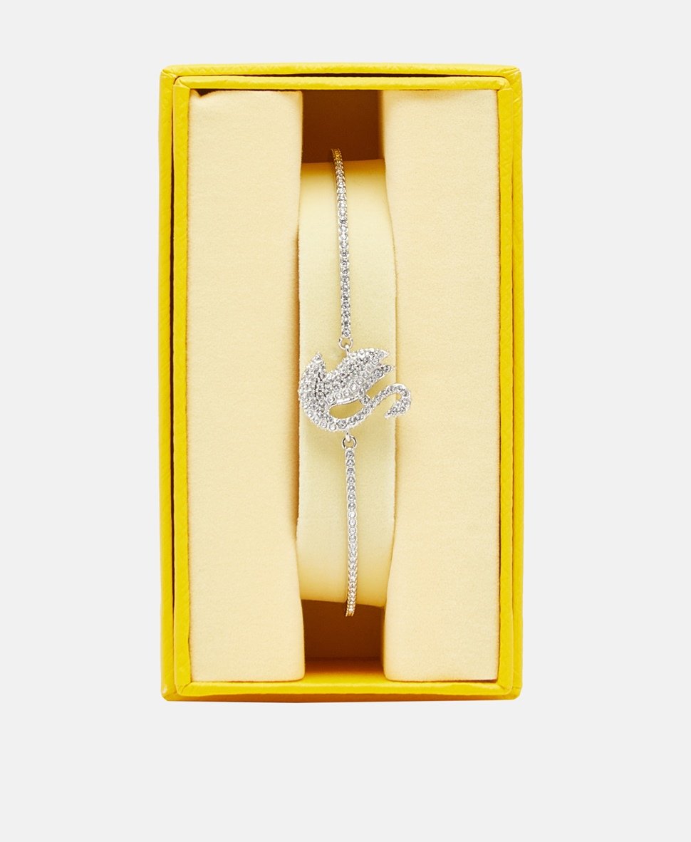 Swarovski náramek Stříbrná 3