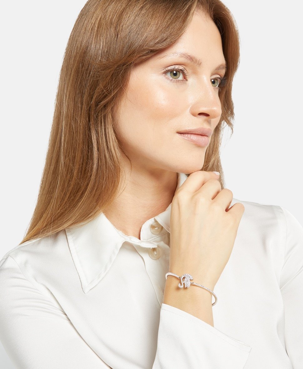 Swarovski náramek Stříbrná 4