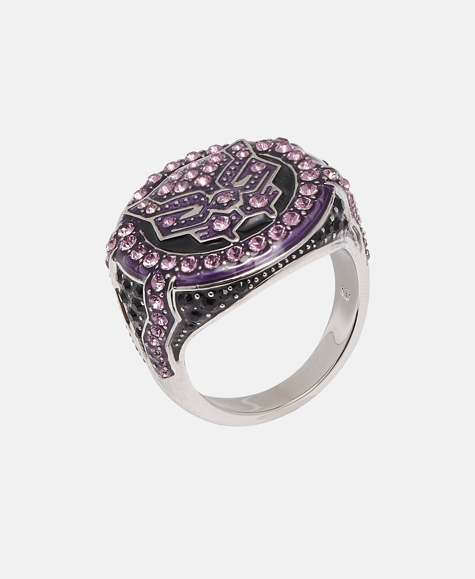 Swarovski prsten Fialová 2