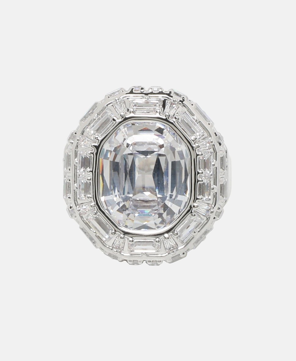 Swarovski prsten Stříbrná 1