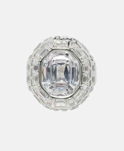 Swarovski prsten Stříbrná 1