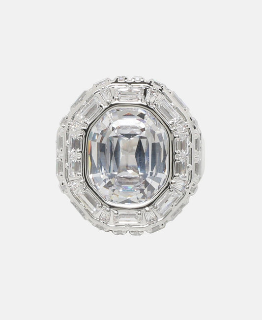 Swarovski prsten Stříbrná 1