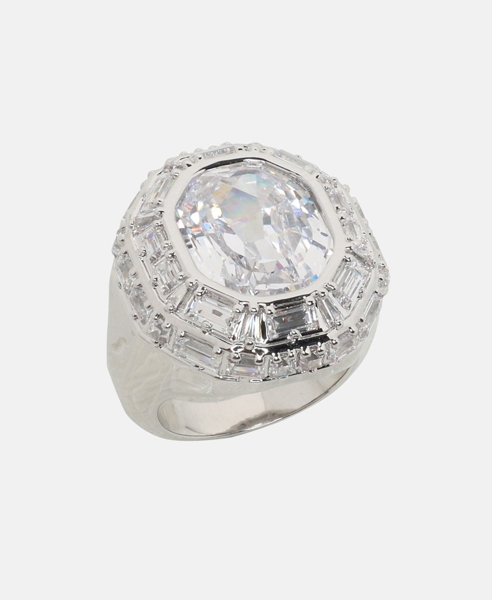 Swarovski prsten Stříbrná 2