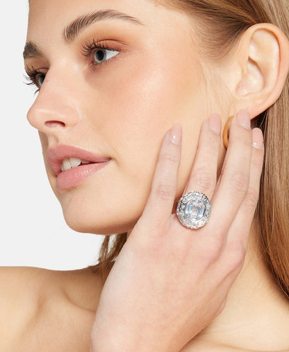 Swarovski prsten Stříbrná 3