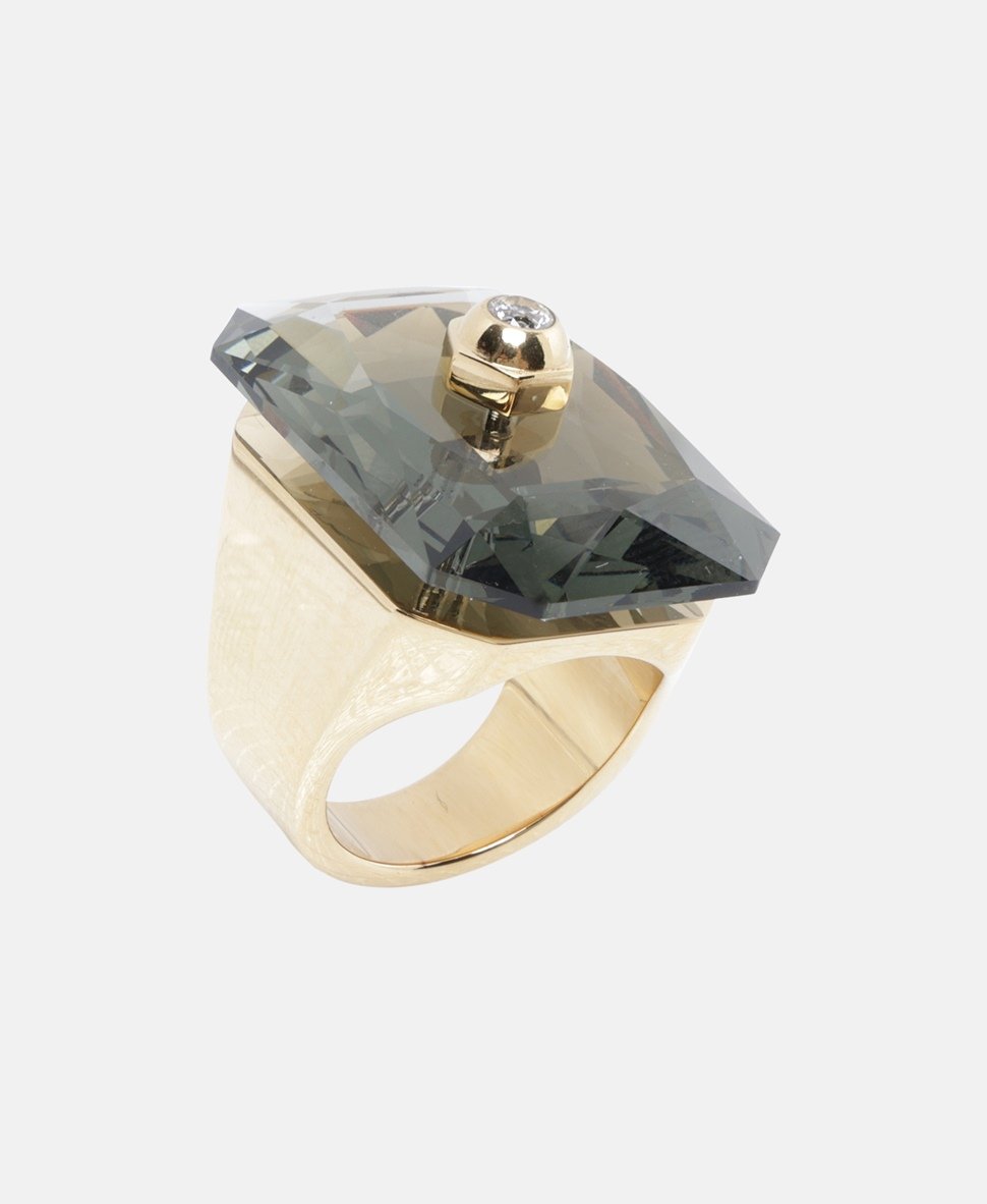 Swarovski prsten Zlatá 2