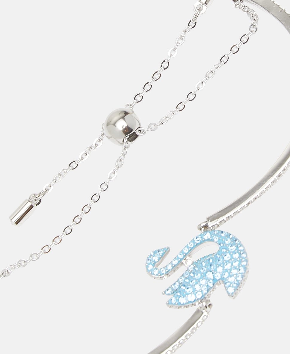 Swarovski náramek Stříbrná 2