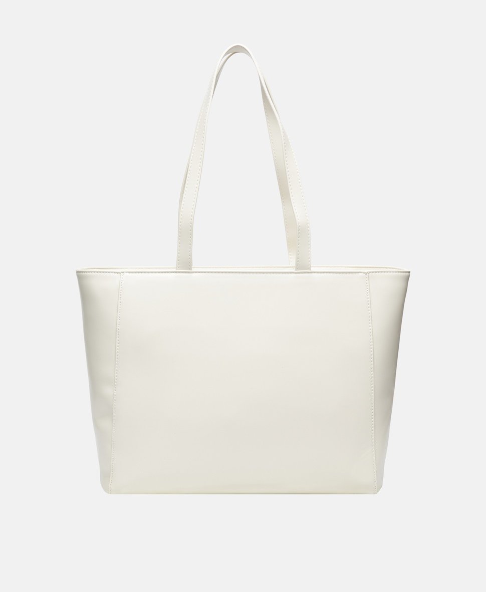 VALENTINO kabelka shopper Ecru 4