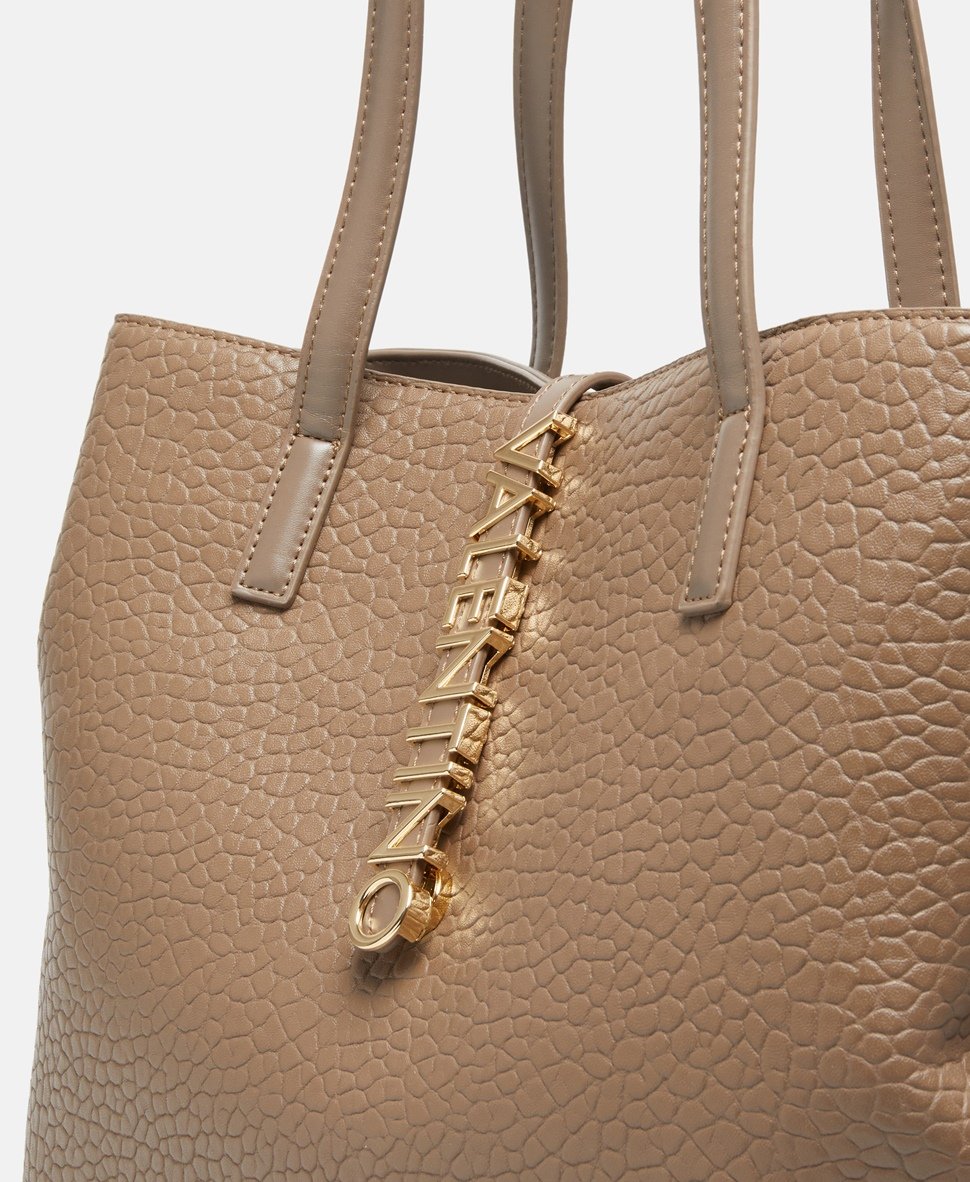 VALENTINO kabelka shopper Taupe 2