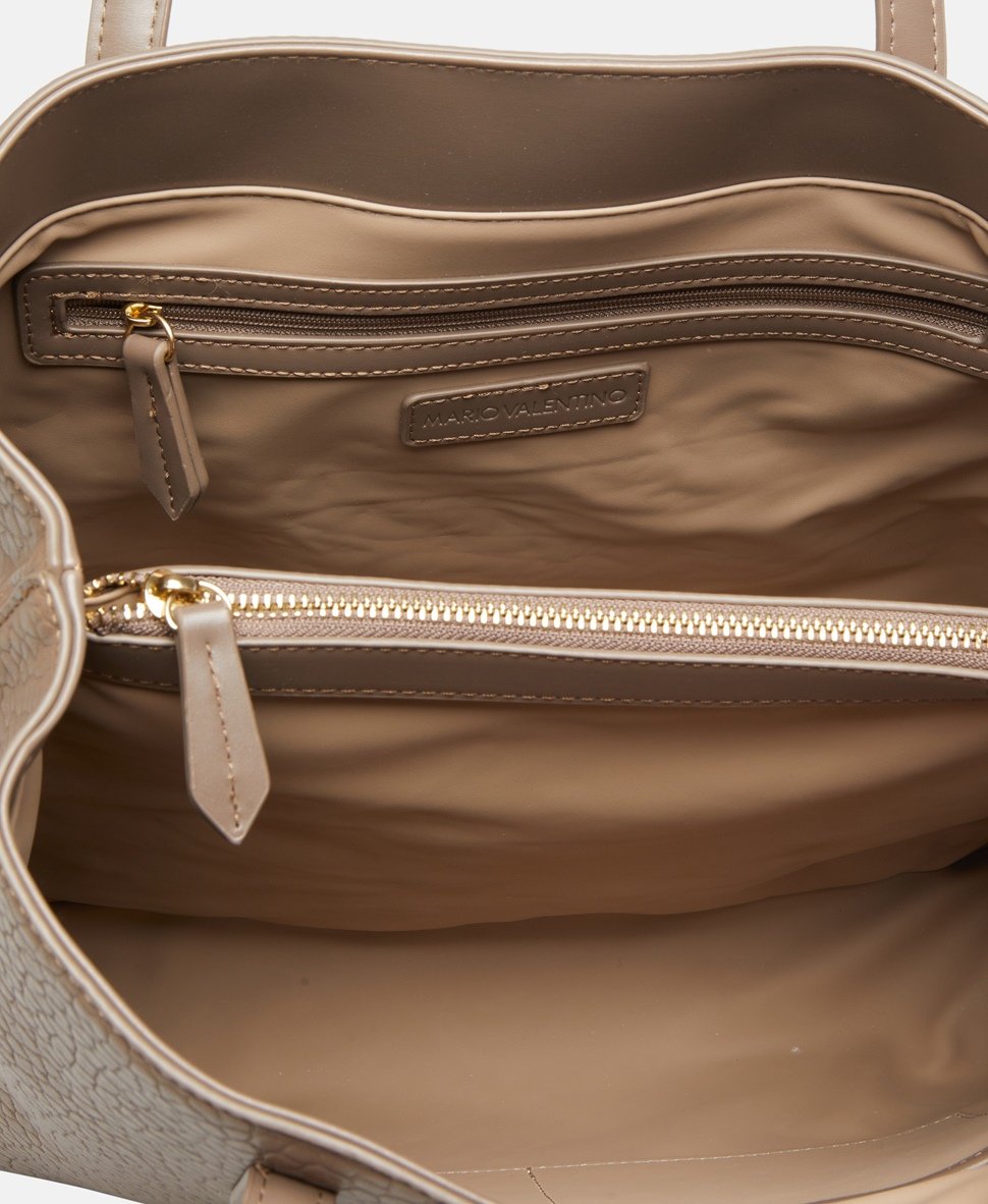 VALENTINO kabelka shopper Taupe 3