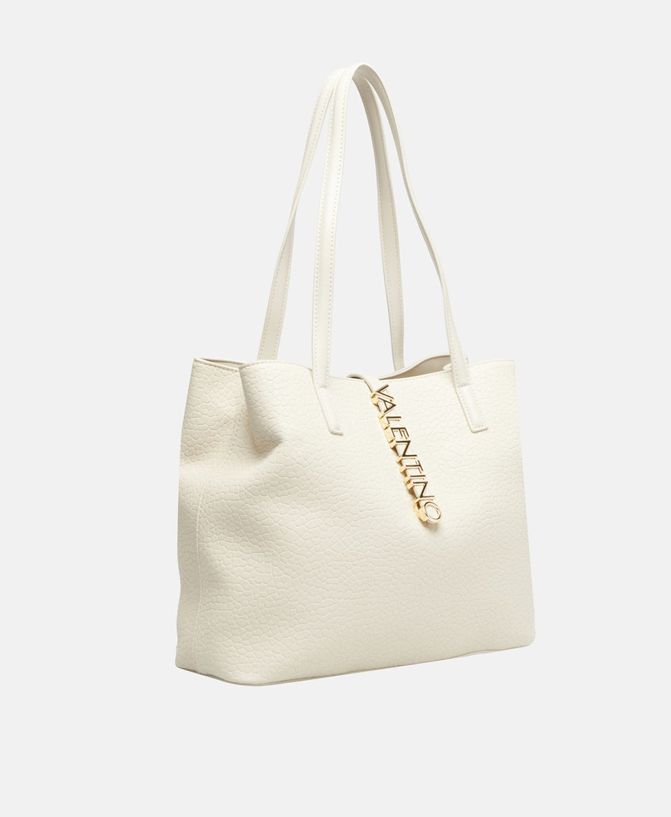 VALENTINO kabelka shopper Ecru 1