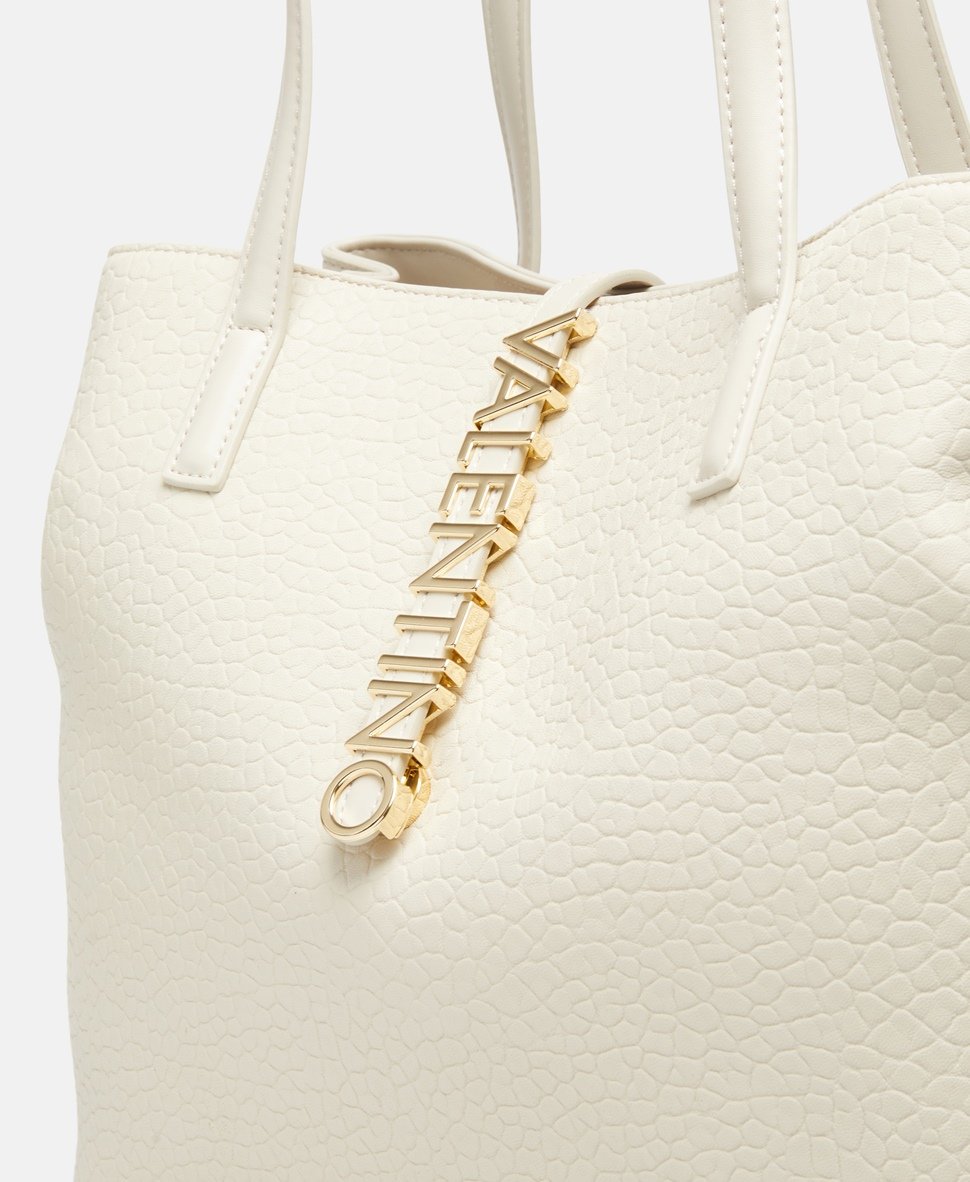 VALENTINO kabelka shopper Ecru 2
