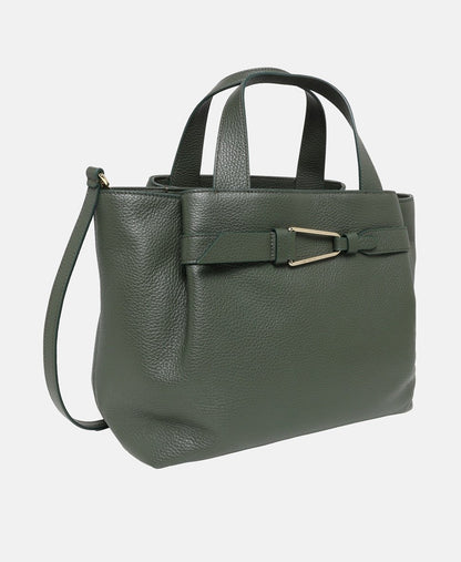 Coccinelle kožená kabelka tote Khaki 1