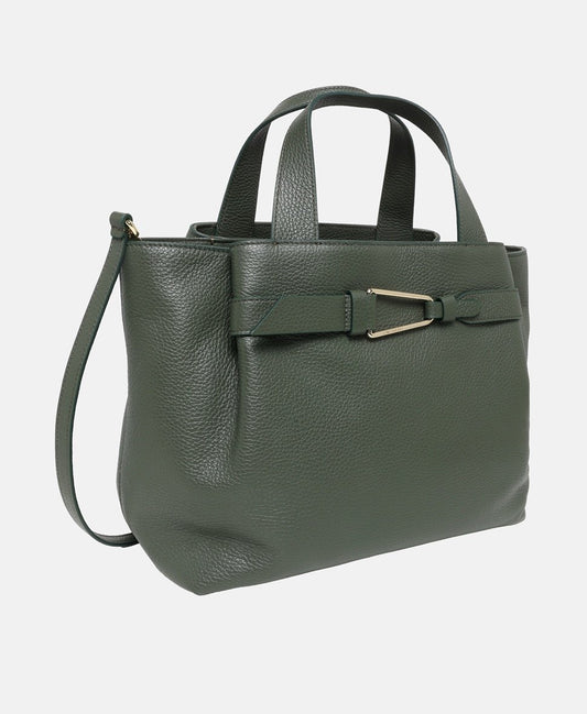 Coccinelle kožená kabelka tote Khaki 1