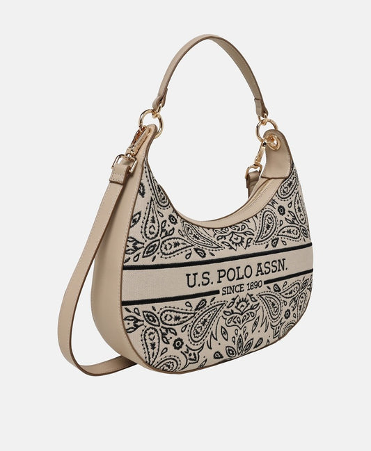 U.S. Polo Assn. hobo kabelka Béžová 1