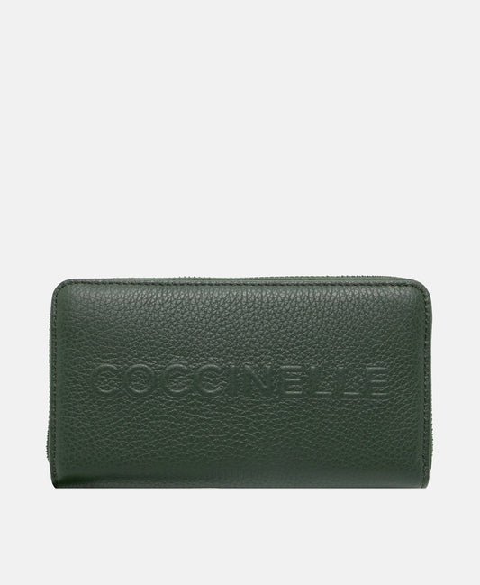 Coccinelle kožená peněženka Khaki 1