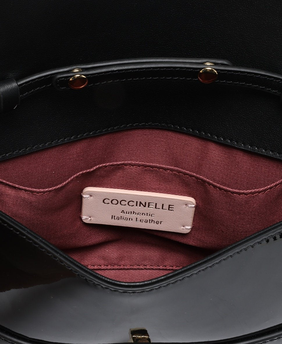 Coccinelle kožené psaníčko Černá 3