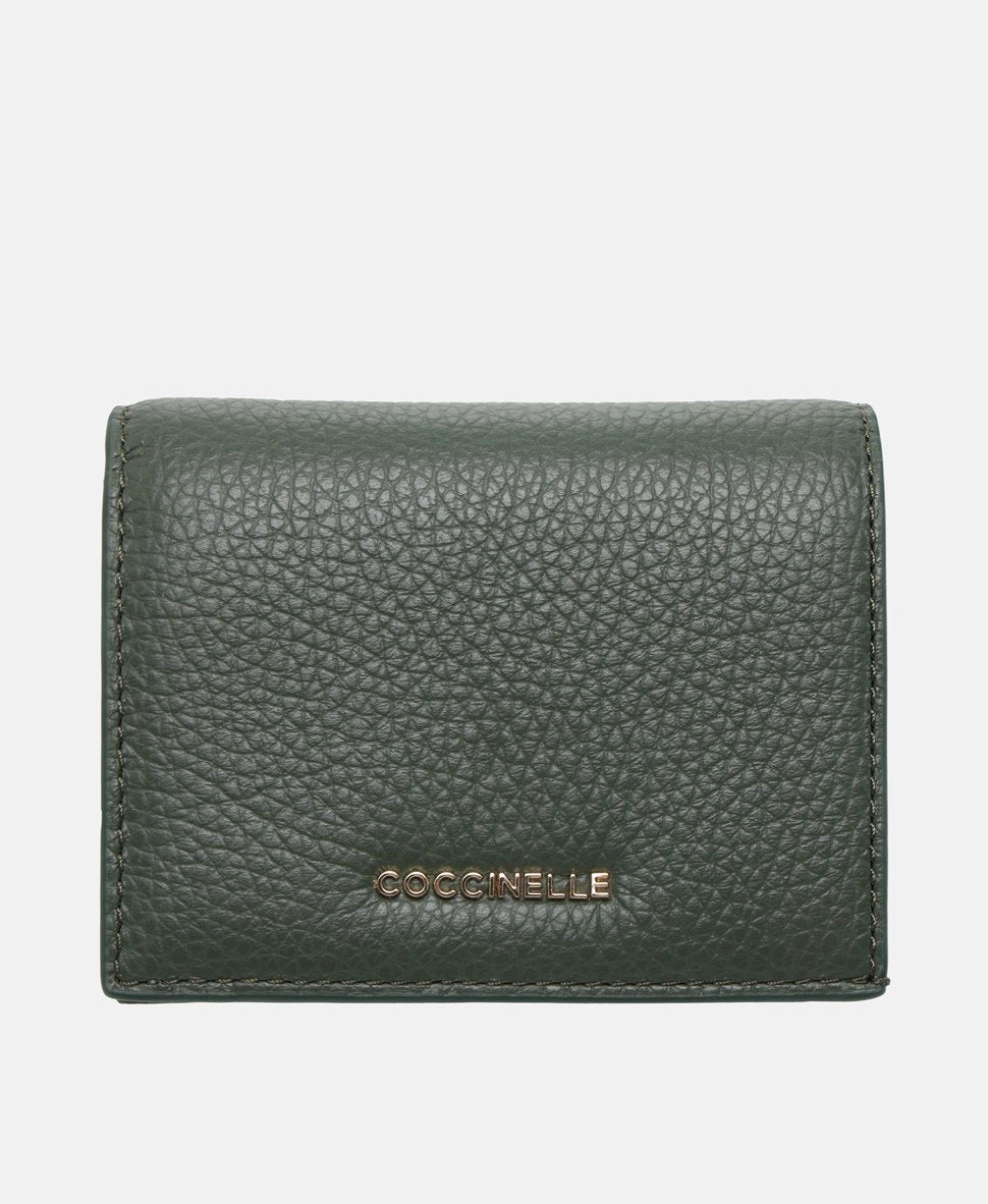 Coccinelle kožená peněženka Khaki 1