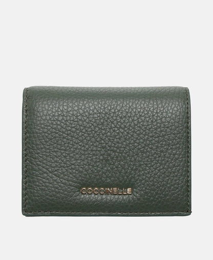 Coccinelle kožená peněženka Khaki 1