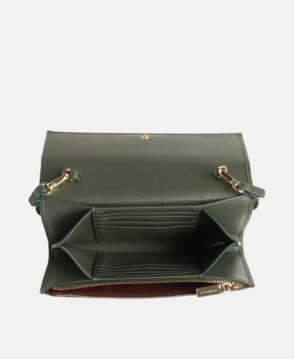 Coccinelle kožená peněženka Khaki 3