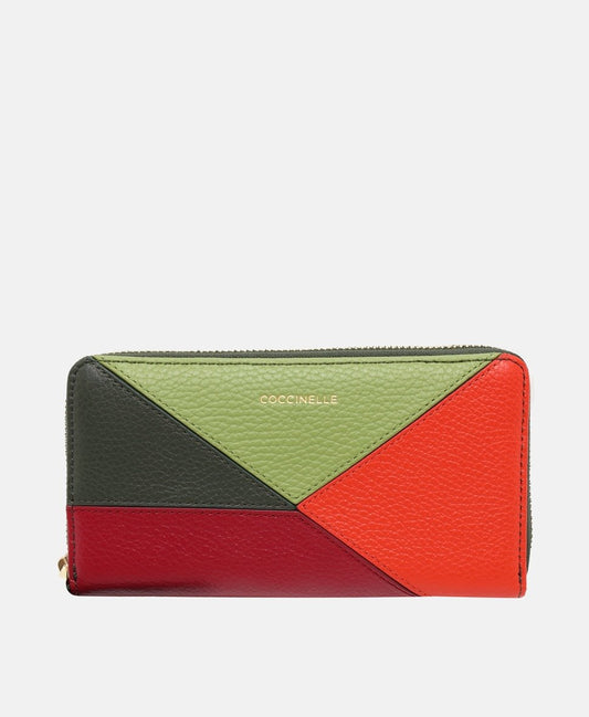 Coccinelle kožená peněženka Khaki 1