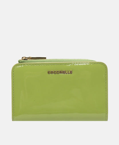 Coccinelle kožená peněženka Zelená 1