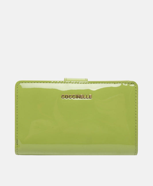 Coccinelle kožená peněženka Zelená 1