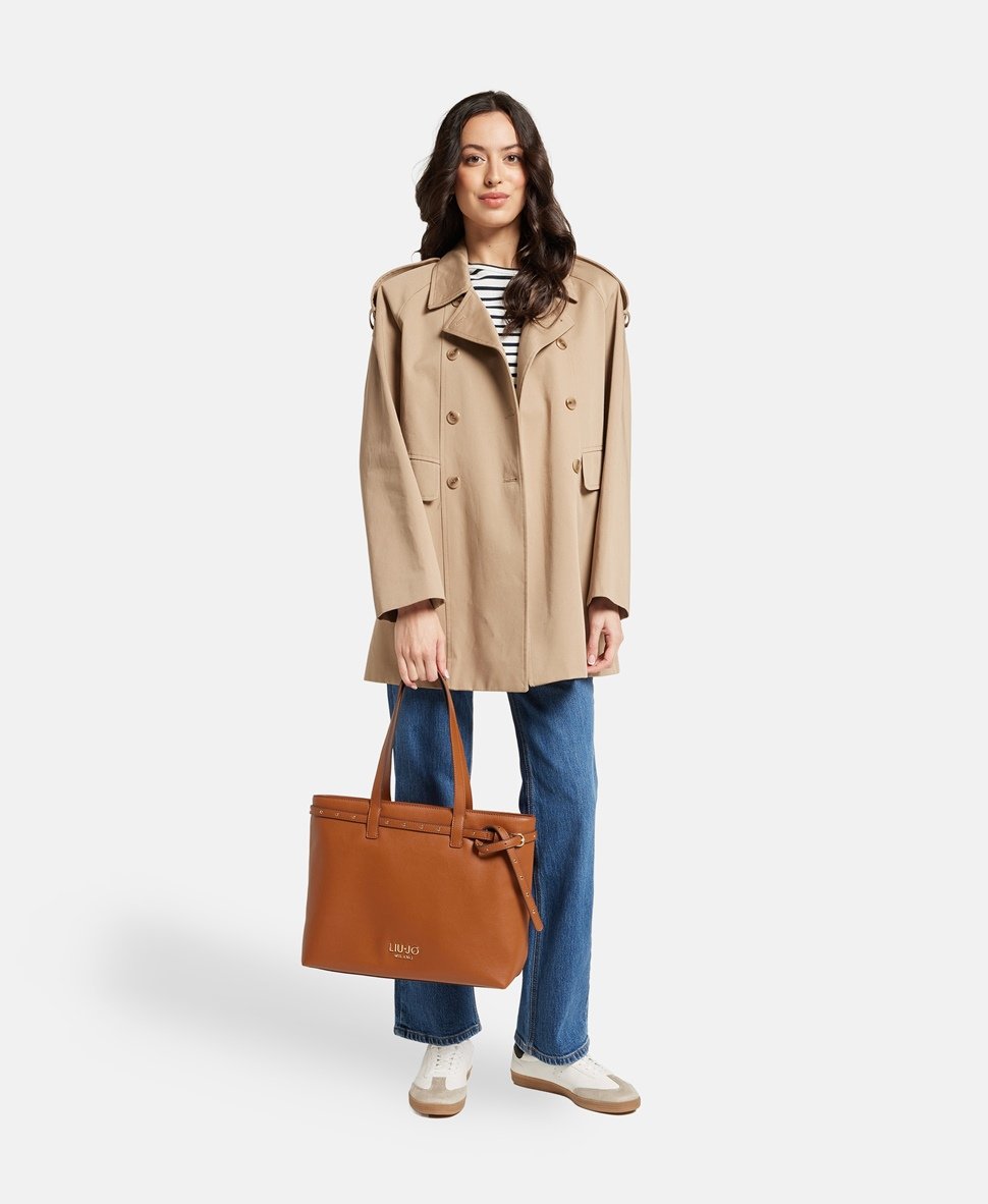 Liu Jo kabelka shopper Hnědá 5