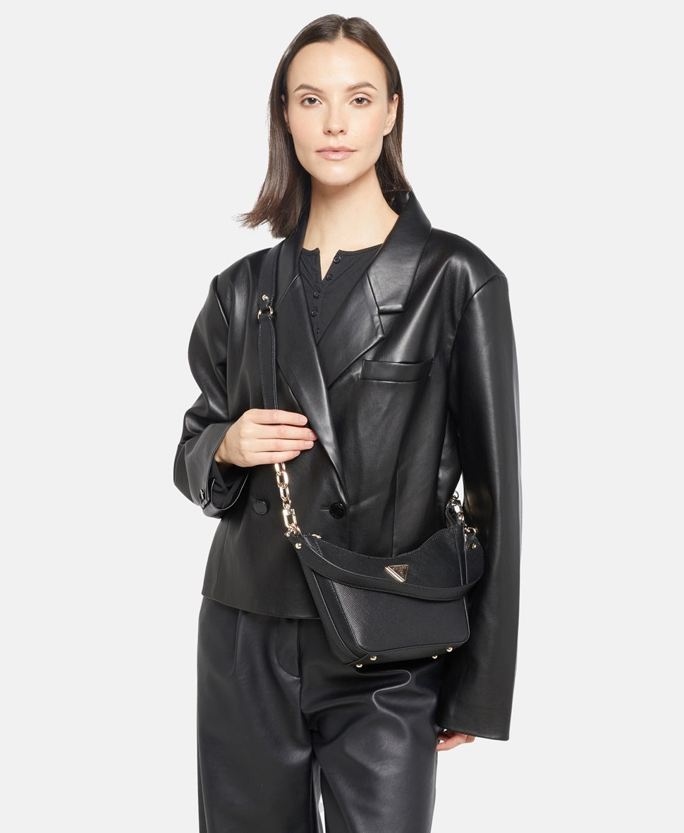 Guess kabelka Tmavě hnědá 5