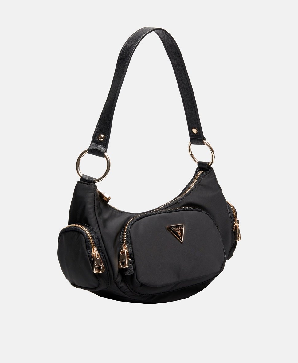 Guess kabelka přes rameno Tmavě šedá 1