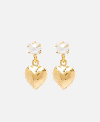 Lawrence Grey Jewelry perlové náušnice Zlatá 2