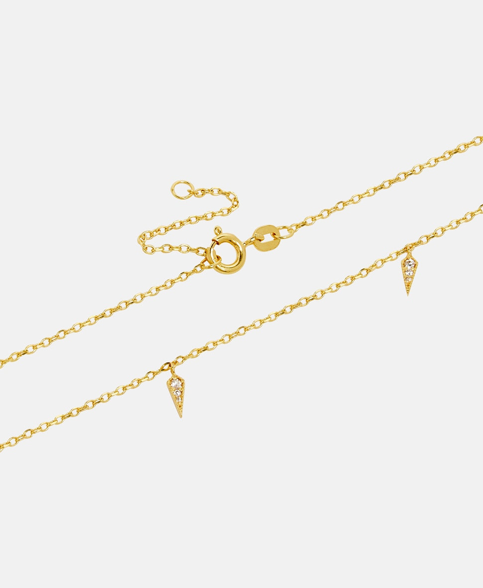 Lawrence Grey Jewelry řetízek s přívěskem Zlatá 2