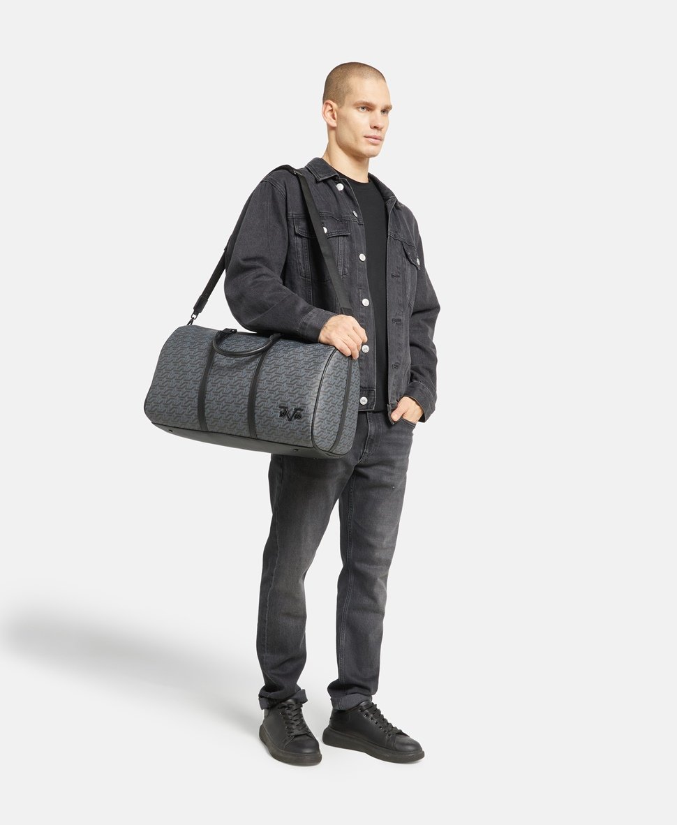 19V69 ITALIA taška weekender Tmavě šedá 5