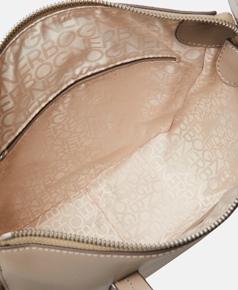 Bogner kožená kabelka tote Taupe 3