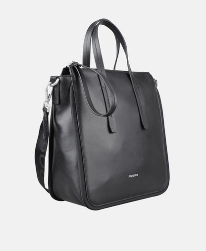 Bogner kožená kabelka tote Černá 1