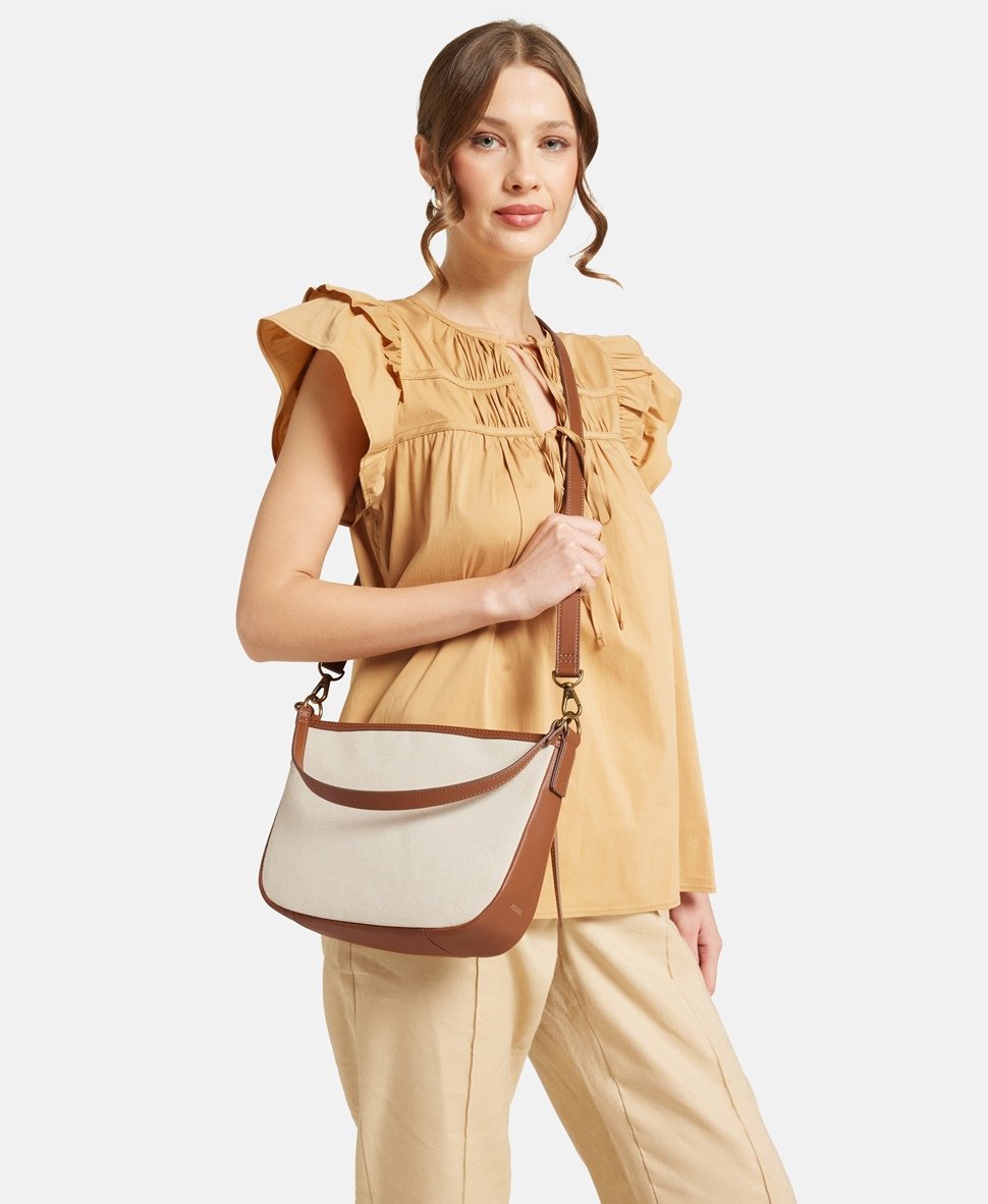 Fossil taška messenger Hnědá 5