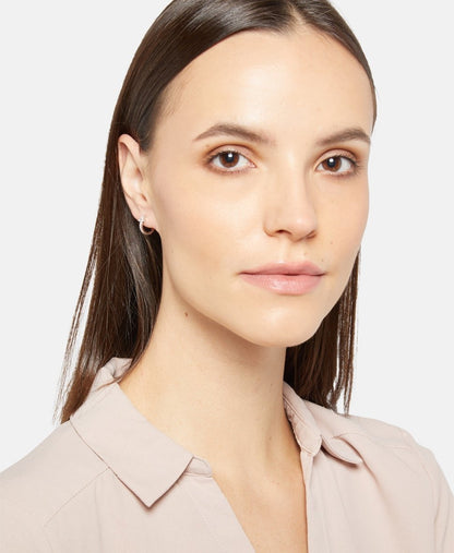 Alma & Co. Obručové náušnice Stříbrná 3