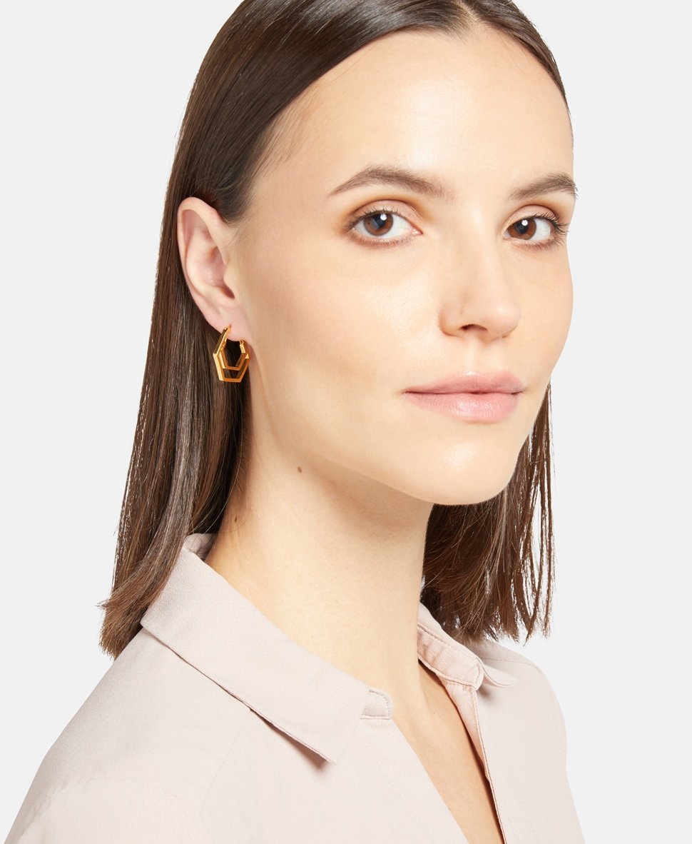 Alma & Co. Obručové náušnice Zlatá 3