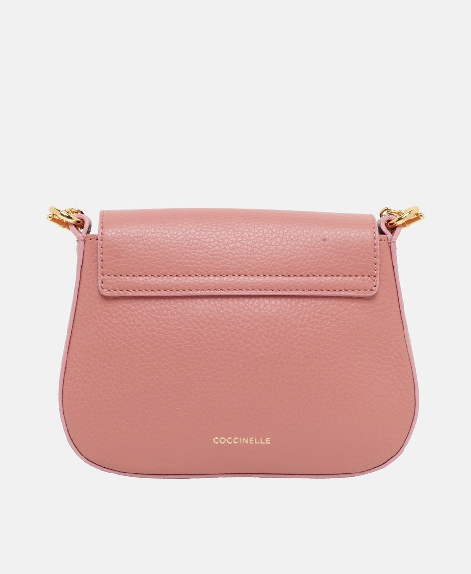 Coccinelle Kožená messenger taška Růžová 4